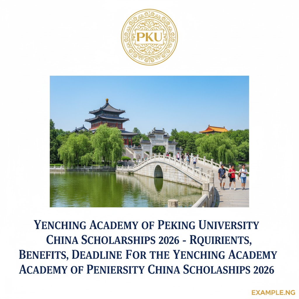 Yenching Academy Of Peking University China Scholarships 2026 - Requirements, Benefits, Deadline For The Yenching Academy Of Peking University China Scholarships 2026