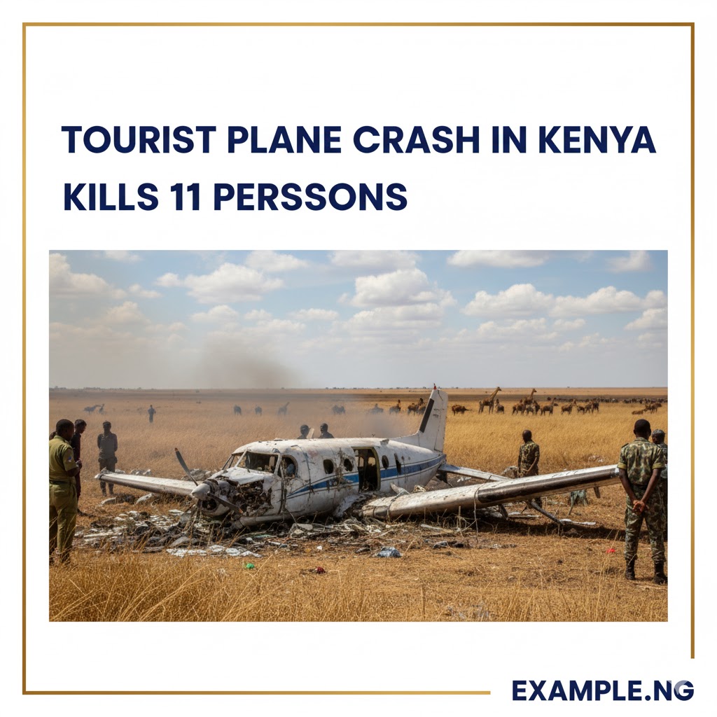 Tourist Plane Crash In Kenya Kills 11 Persons