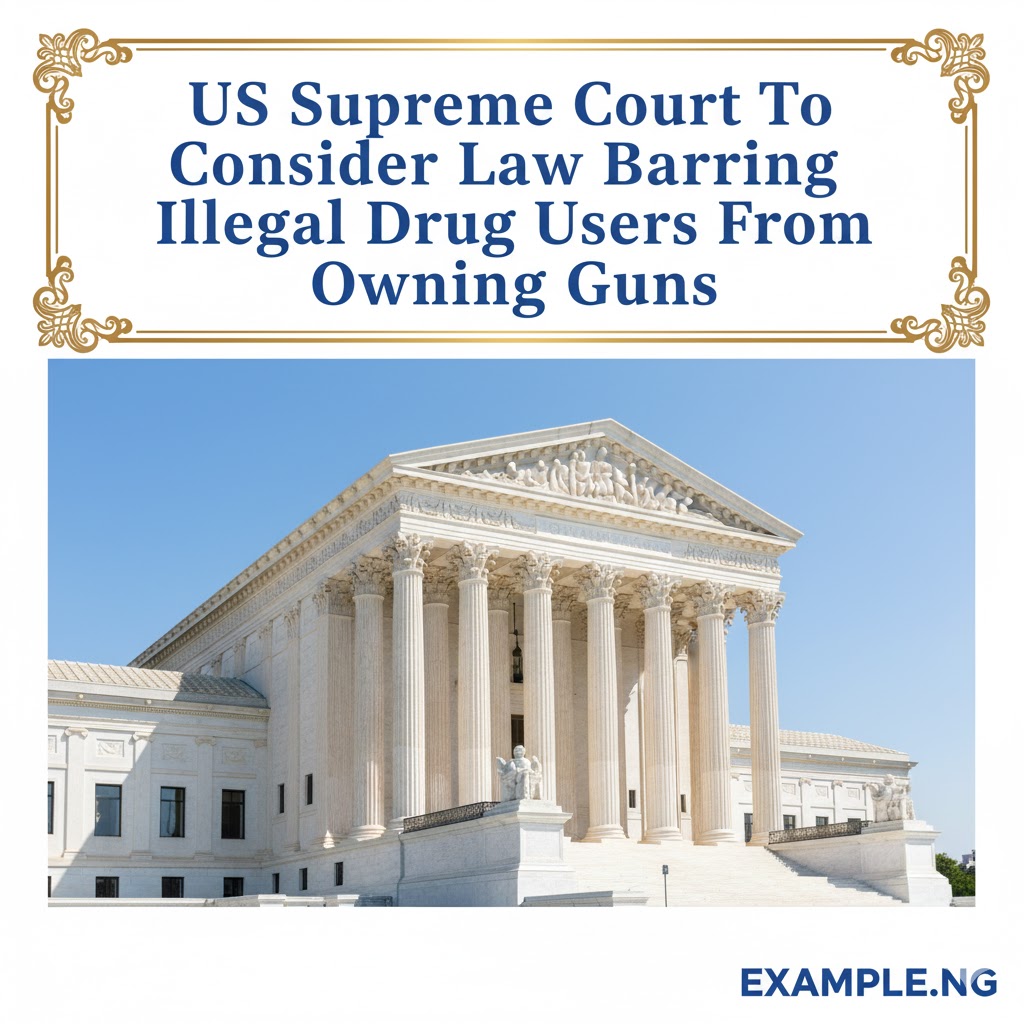 US Supreme Court To Consider Law Barring Illegal Drug Users From Owning Guns