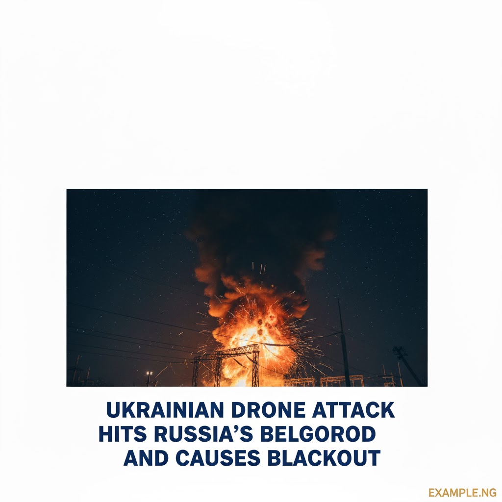 Ukrainian Drone Attack Hits Russia’s Belgorod And Causes Blackout 