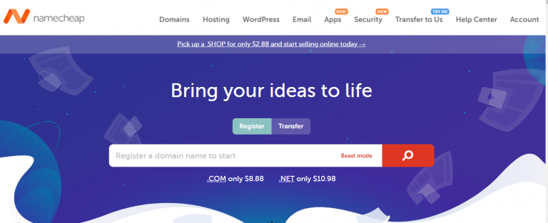 Namecheap Hosting plan and Domain name registration review
