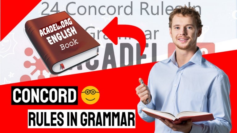 Concord -13 Common rules of concord in English Language