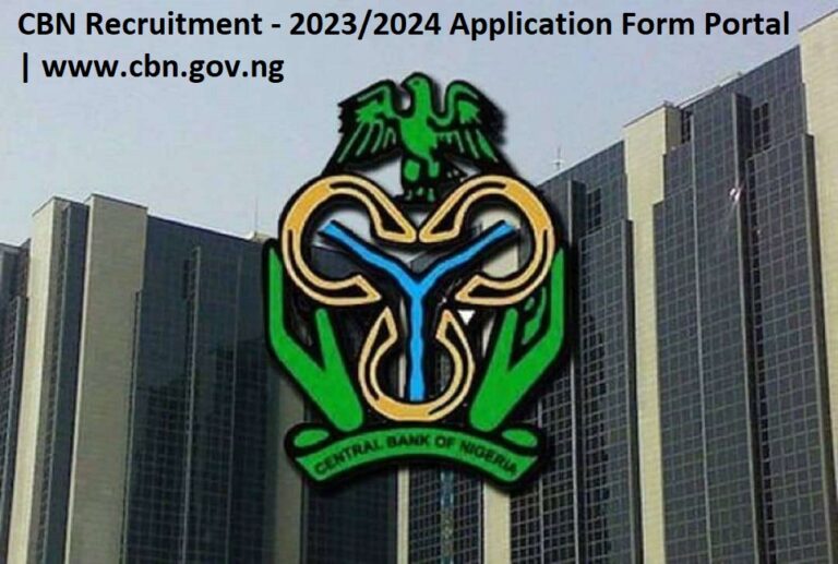 CBN Recruitment – 2025/2026 Application Form Portal | www.cbn.gov.ng CBN Recruitment – 2025/2026 Application Form Portal | www.cbn.gov.ng