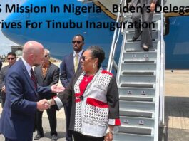 U.S Mission In Nigeria - Biden’s Delegation Arrives For Tinubu Inauguration
