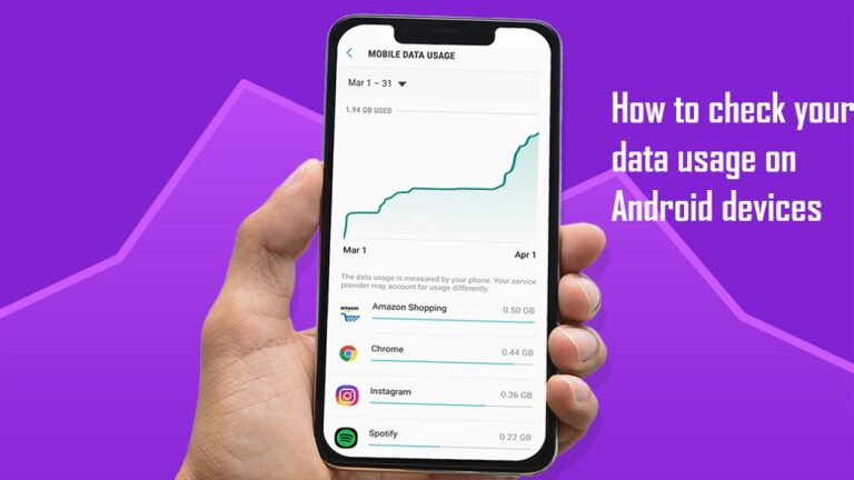 How to check your data usage on Android devices [ 6 Easy Steps]