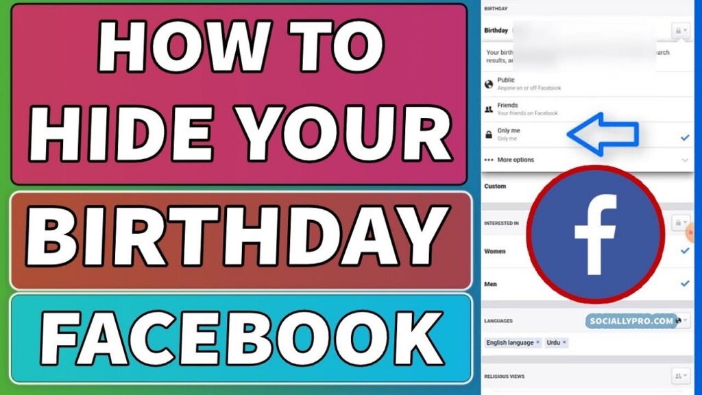 How to Change and Hide Birthday on Facebook