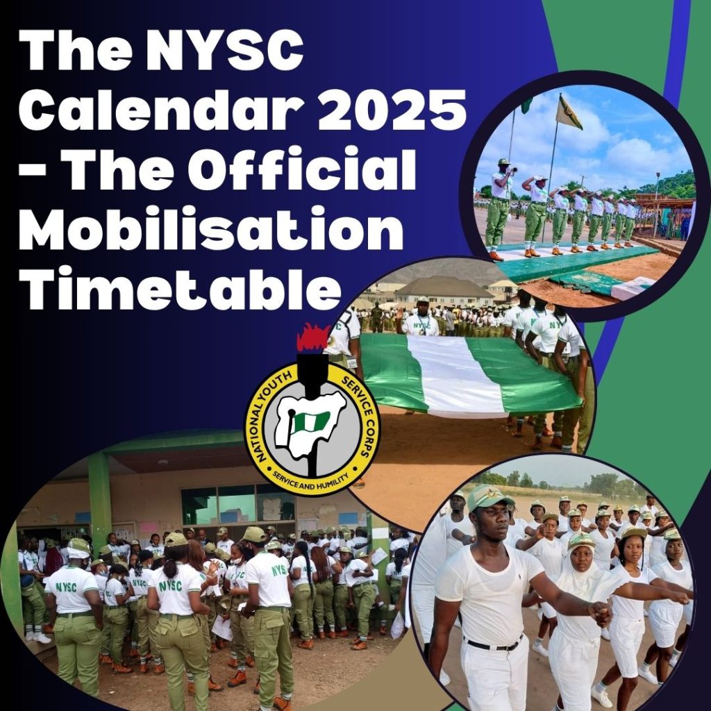 The NYSC Calendar 2025 – The Official Mobilisation Timetable