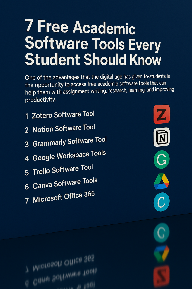 7 Free Academic Software Tools Every Student Should Know