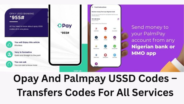 Opay And Palmpay USSD Codes – Transfers Codes For All Services