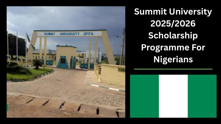 Summit University 2025/2026 Scholarship Programme For Nigerians