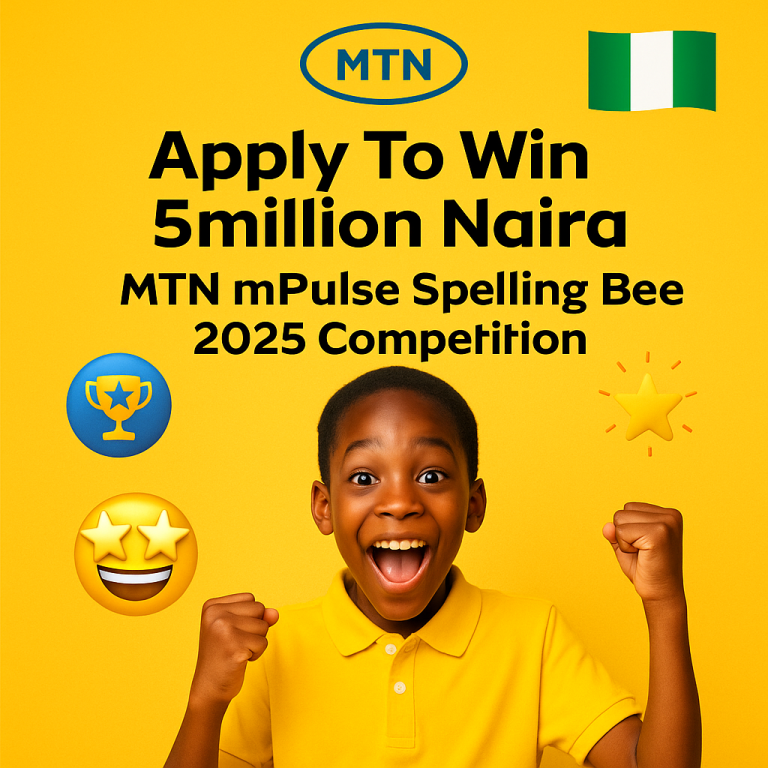 Apply To Win 5million Naira – MTN Mpulse Spelling Bee 2025 Competition