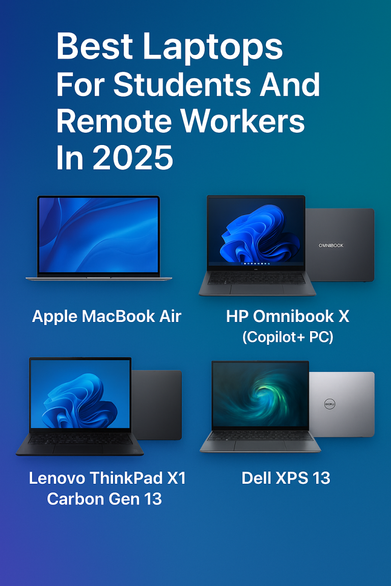 Best Laptops For Students And Remote Workers In 2025 – With The Top Features