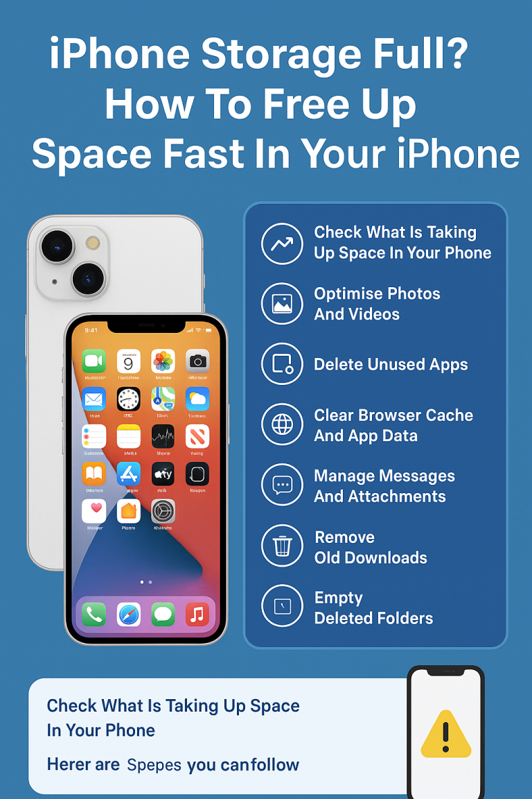 Iphone Storage Full - How To Free Up Space Fast In Your Iphone