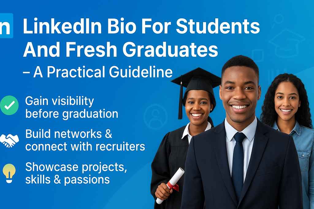 LinkedIn Bio For Students And Fresh Graduates – A Practical Guideline 1 LinkedIn Bio For Students And Fresh Graduates – A Practical Guideline