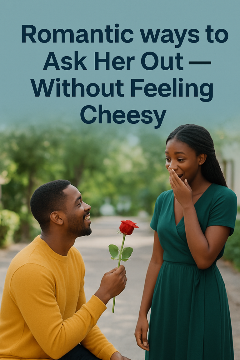Romantic ways to Ask Her Out —Without Feeling Cheesy