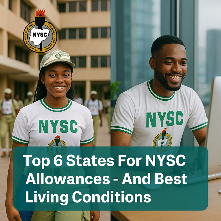 Top 6 States For NYSC Allowances - And Best Living Conditions