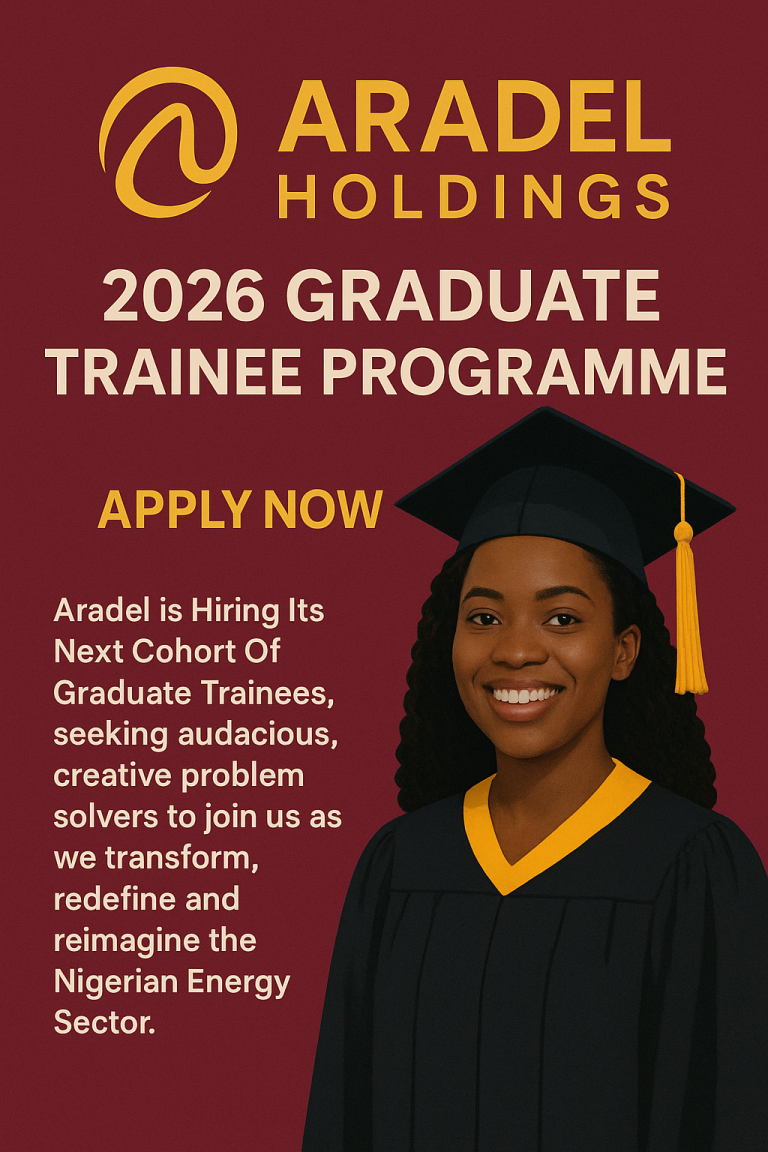 Aradel Holdings 2026 Graduate Trainee Programme – Apply Now