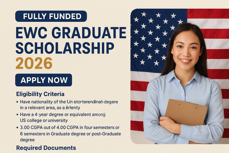 Fully Funded EWC Graduate Scholarship 2026