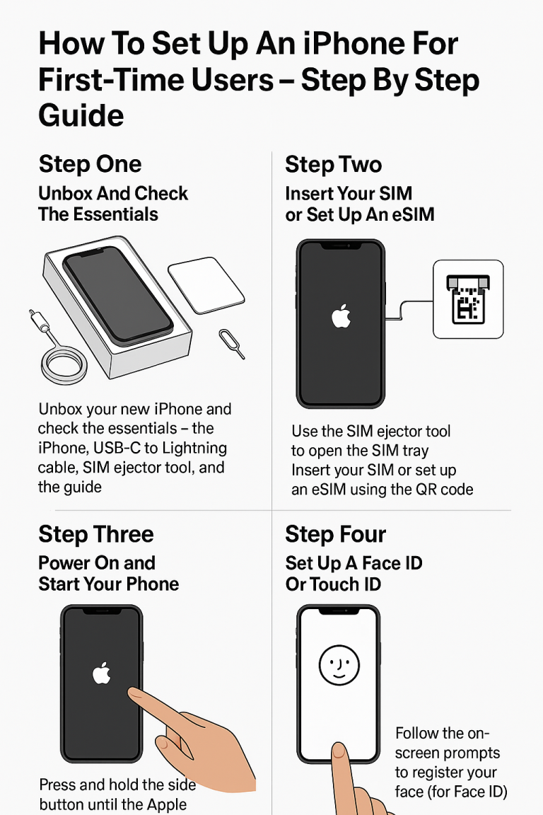 How To Set Up An Iphone For First-Time Users – Step By Step Guide