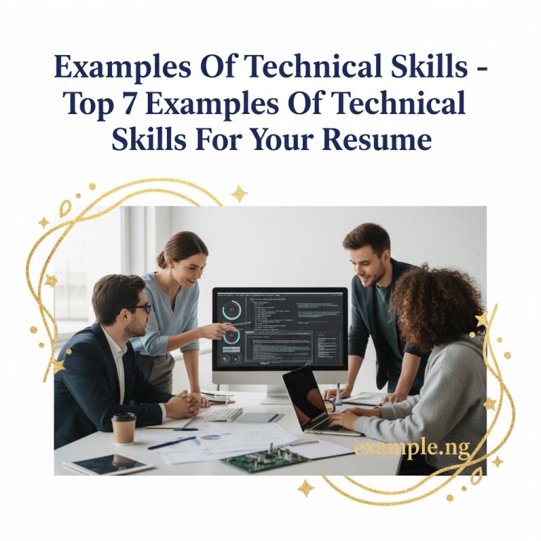 Examples Of Technical Skills - Top 7 Examples Of Technical Skills For Your Resume