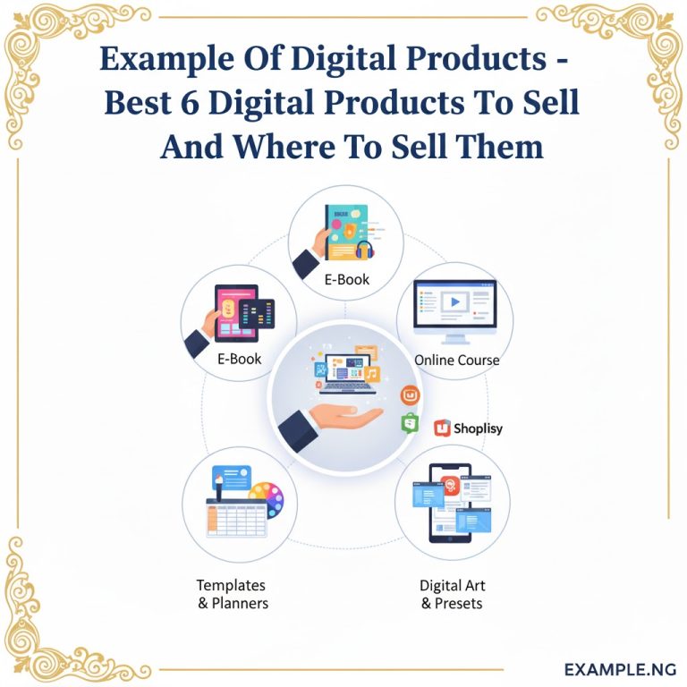 Example Of Digital Products – Best 6 Digital Products To Sell And Where To Sell Them